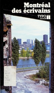 Front cover of Montréal des écrivains by Gilles Archambault
