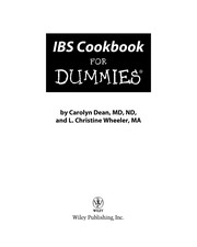 Cover of IBS Cookbook by Dummies Technology Press Staff
