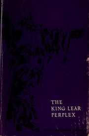 Cover of The King Lear perplex by Helmut Bonheim