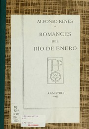 Front cover of ... Romances del Río de Enero by Reyes, Alfonso