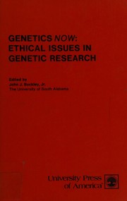 Cover of Genetics Now by John J., Jr. Buckley