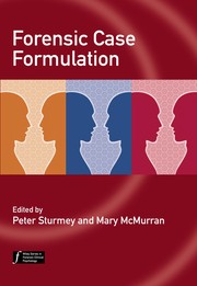 Cover of Forensic case formulation by Peter Sturmey