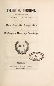 Cover of Felipe el Hermoso by Eusebio Asquerino