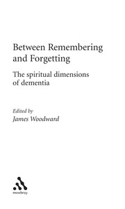 Cover of Between remembering and forgetting by James Woodward