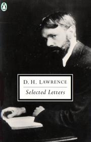 Cover of Selected letters by D. H. Lawrence