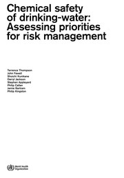 Front cover of Chemical safety of drinking-water by Unknown