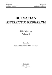 Front cover of Bulgarian antarctic research by Vasil Golemanski