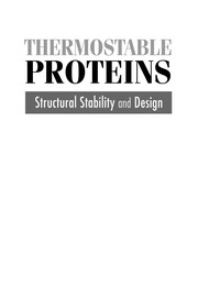 Cover of Thermostable proteins by Srikanta Sen