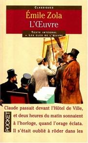 Cover of L'Œuvre by Émile Zola