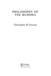 Front cover of PHILOSOPHY OF THE BUDDHA by CHRISTOPHER W. GOWANS