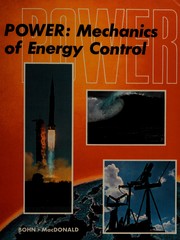 Front cover of Power: mechanics of energy control by Ralph C. Bohn