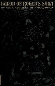Cover of Hakon of Rogen's saga by Erik Christian Haugaard