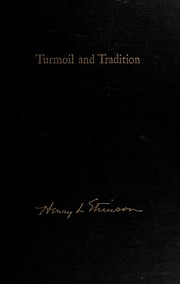 Front cover of Turmoil and tradition by Elting Elmore Morison