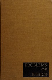 Cover of Problems of ethics by Robert E. Dewey