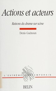 Cover of Actions et acteurs by Denis Guénoun