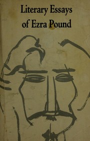 Cover of Literary essays by Ezra Pound