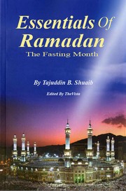 Cover of Essentials of Ramadan by Tajuddin B Shu'aib