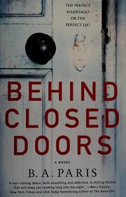 Cover of Behind Closed Doors by B.A. Paris