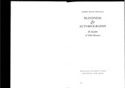 Front cover of Blindness & autobiography by Fedwa Malti-Douglas