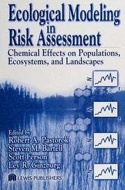 Front cover of Ecological modeling in risk assessment by Robert A. Pastorok
