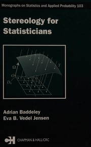 Cover of Stereology for statisticians by Adrian Baddeley
