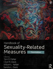 Cover of Handbook of sexuality related measures by Terri D. Fisher