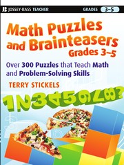 Cover of Math puzzles and brainteasers, grades 3-5 by Terry H. Stickels