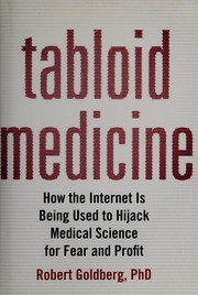 Front cover of Tabloid medicine by Goldberg, Robert Ph. D.