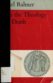 Front cover of On the theology of death by Karl Rahner