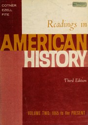 Cover of Readings in American history by John Samuel Ezell
