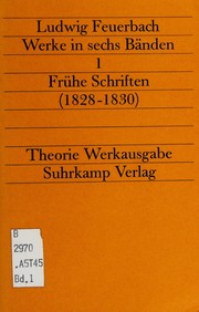 Cover of Werke in sechs Bänden by Ludwig Feuerbach