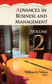 Cover of Advances in business and management by William D. Nelson