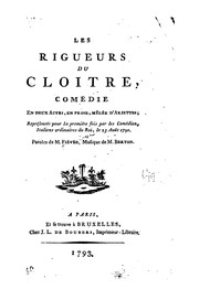 Cover of Les rigueurs du cloitre by Unknown