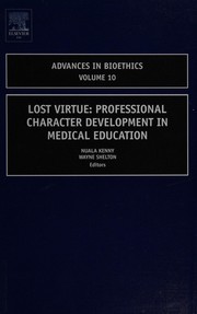 Cover of Lost virtue by Nuala P. Kenny