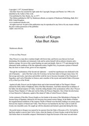 Front cover of Krozair of Kregen (Dray Prescot #14) by Alan Burt Akers