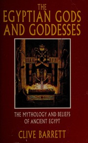 Front cover of Egyptian Gods and Goddesses by Clive Barrett
