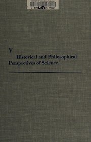 Front cover of Historical and philosophical perspectives of science by Roger H. Stuewer