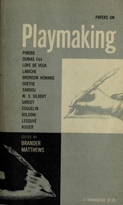 Cover of Papers on playmaking by Brander Matthews
