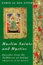 Cover of Taz̲kirat al-awliyā by Farīd al-Dīn ʻAṭṭār