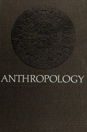 Front cover of Anthropology by Zdeněk Salzmann