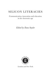 Cover of Silicon literacies by Ilana Snyder