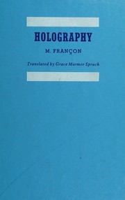 Cover of Holography by Maurice Françon