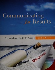 Front cover of Communicating for results by Carolyn Margaret Meyer