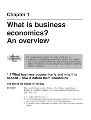 Front cover of Business Economics by Neil Harris