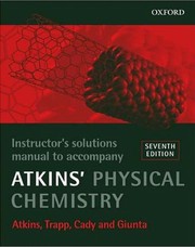 Front cover of Instructor's solutions manual to accompany Atkins' physical chemistry by Peter W. Atkins