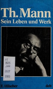 Cover of Thomas Mann by Eberhard Hilscher