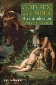 Front cover of God, sex, and gender by Adrian Thatcher