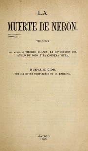Front cover of La muerte de Nero n by Benito Vicens Gil de Tejada
