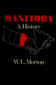 Cover of Manitoba by W. L. Morton