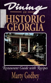 Front cover of Dining in historic Georgia by Marty Godbey